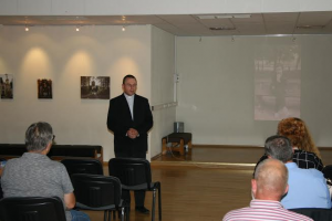 Kaišiadorių Kultūros centras. Parosos atidarymo akimirkos. Kalba A. Jurevičius