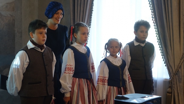 Jaunųjų šilutiškių sveikinimas.