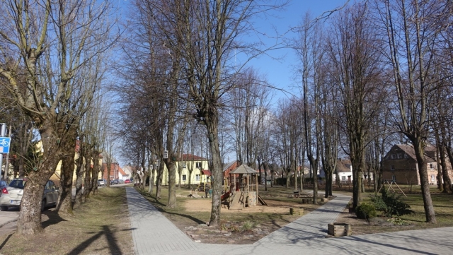 Žalioji miesto zona.