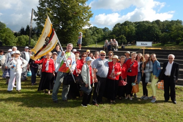 Šilutės tremtiniai ir politiniai kaliniai sąskrydyje „Su Lietuva širdy“. A.Balvočiaus nuotr.