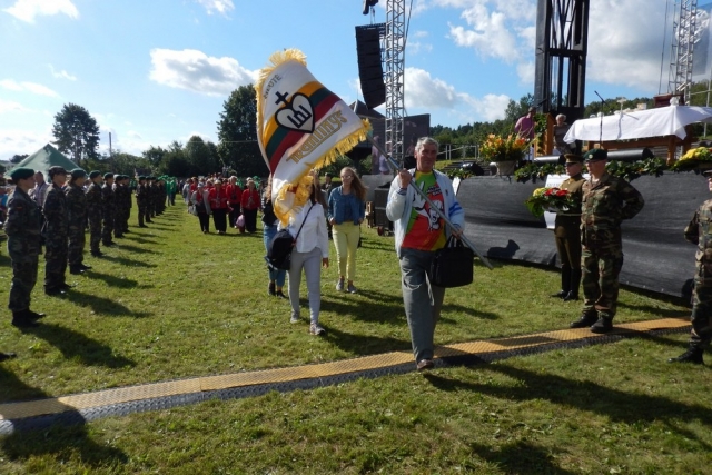 Šilutės tremtiniai ir politiniai kaliniai sąskrydyje „Su Lietuva širdy“. A.Balvočiaus nuotr.
