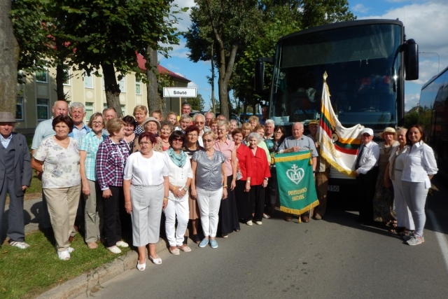 Šilutės tremtiniai ir politiniai kaliniai sąskrydyje „Su Lietuva širdy“. A.Balvočiaus nuotr.