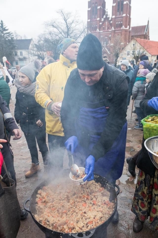 Užgavėnės Švėkšnoje. Danutės Gailiūnienės nuotrauka.