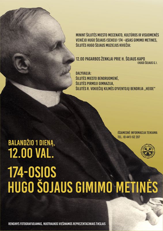 H. Šojaus gimimo metines