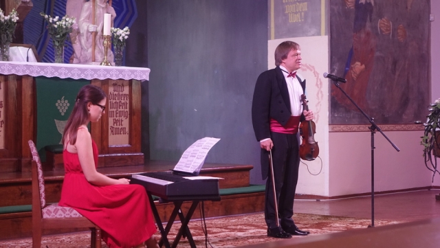 Muzikos šventė su V.Genyte ir Z.Levickiu.